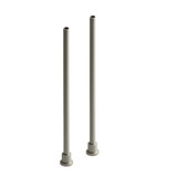 26 Inch Floor Mount Riser Pair  - Brushed Nickel | Model Number: TU26BN - Product Knockout