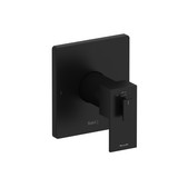 Kubik 1/2 Inch Thermostatic and Pressure Balance Trim with up to 3 Functions  - Black | Model Number: TUS44BK - Product Knockout