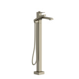 Zendo™ Thermostatic Single  Hole Floor Mount Tub Filler Trim - Brushed Nickel | Model Number: TZO39BN