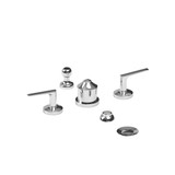 Venty Two Handle Deck Mount Bidet  - Chrome | Model Number: VY09C - Product Knockout