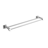 Zendo Double 24 Inch Towel Bar  - Chrome | Model Number: ZO6C - Product Knockout