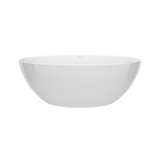 Corvara™ 59" x 32" Freestanding Soaking Bathtub With Void - Standard White (Gloss) | Model Number: COR-N-SW-NO
