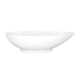 Napoli 75" x 34" Freestanding Soaking Bathtub - Standard White (Gloss) | Model Number: NAP-N-LH-SW-OF