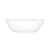 Terrassa 67" x 32" Freestanding Soaking Bathtub - Standard White (Gloss) | Model Number: TER-N-SW-OF