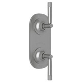 Graceline 1/2 Inch Thermostatic and Diverter Control Trim - Gun Metal with Metal Lever Handle | Model Number: MB2090LMGM - Product Knockout