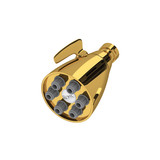 DISCONTINUED 3" Multi-Function Showerhead - Unlacquered Brass | Model Number: BI00042ULB