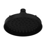 6 Inch Retro Jet Single-Function Rain Showerhead - Matte Black | Model Number: BI00701MB - Product Knockout
