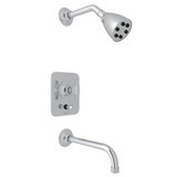 Graceline Pressure Balance Shower Package - Pewter with Metal Dial Handle | Model Number: MBKIT230DMPW - Product Knockout