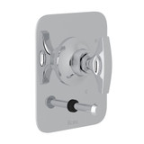 Graceline Pressure Balance Trim with Diverter - Pewter with Metal Dial Handle | Model Number: MB2044DMPW - Product Knockout