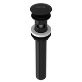 Slotted Touch Seal Dome Drain with 6 Inch Tailpiece - Matte Black | Model Number: 5447MB - Product Knockout