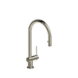 Azure Pulldown Kitchen Faucet  - Polished Nickel | Model Number: AZ101PN - Product Knockout