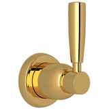 Holborn Trim for Volume Control and 4-Port Dedicated Diverter - Unlacquered Brass with Metal Lever Handle | Model Number: U.3064LS-ULB/TO - Product Knockout