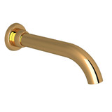 Holborn Wall Mount Tubular Tub Spout - Unlacquered Brass | Model Number: U.3330ULB - Product Knockout