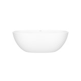 Barcelona 59 Inch x 28-1/2 Inch Freestanding Soaking Bathtub With Void - Englishcast | Model Number: BA1M-N-SM-NO - Product Knockout