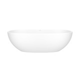 Barcelona 70-1/4 Inch X 33-5/8 Inch Freestanding Soaking Bathtub - Englishcast | Model Number: BARM-N-SM-NO - Product Knockout