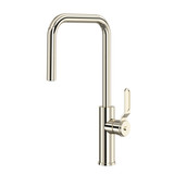Myrina Pull-Down Kitchen Faucet with U-Spout - Polished Nickel | Model Number: MY56D1LMPN - Product Knockout