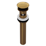 Slotted Touch Seal Dome Drain with 6 Inch Tailpiece - French Brass | Model Number: 5447FB - Product Knockout