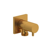 Handshower Outlet With Shutoff Valve  - Brushed Gold | Model Number: 760BG - Product Knockout