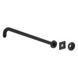 20" Wall Mount Shower Arm - Matte Black | Model Number: 200127SAMB