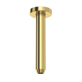 7 Inch Reach Ceiling Mount Shower Arm - Satin Unlacquered Brass | Model Number: 70327SASUB - Product Knockout