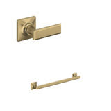 Apothecary 18 Inch Towel Bar - Antique Gold | Model Number: AP25WTB18AG - Product Knockout