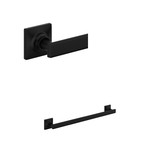 Apothecary 18 Inch Towel Bar - Matte Black | Model Number: AP25WTB18MB - Product Knockout