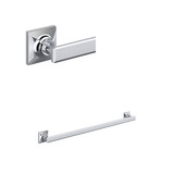 Apothecary 24 Inch Towel Bar - Polished Chrome | Model Number: AP25WTB24APC - Product Knockout
