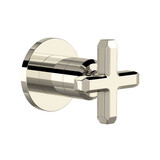 Apothecary Trim For Volume Control And Diverter with Cross Handle - Polished Nickel | Model Number: TAP18W1XMPN - Product Knockout