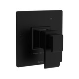 1/2 Inch Thermostatic & Pressure Balance Trim with 3 Functions (No Share) with Lever Handle - Matte Black | Model Number: TMN47W1LMMB - Product Knockout