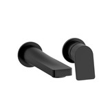Ode Wall Mount Bathroom Faucet Trim with Lever Handle - Black | Model Number: TOD360BK - Product Knockout