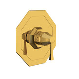 Deco™ 1/2" Pressure Balance Trim - Unlacquered Brass | Model Number: U.TDC51W1LS-ULB