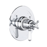 Edwardian 1/2 Inch Thermostatic & Pressure Balance Trim with 3 Functions (No Share) with Lever Handle - Polished Chrome | Model Number: U.TEW47W1L-APC - Product Knockout