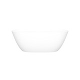 Lussari 60" x 28" Freestanding Soaking Bathtub - Standard Matte White | Model Number: LU1M-N-SM-NO - Product Knockout