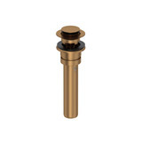 Push Drain With Overflow - English Bronze | Model Number: U.0127DOFEB - Product Knockout