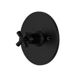 San Giovanni 3/4" Thermostatic Trim Without Volume Control - Matte Black | Model Number: A4923XMMB - Product Knockout