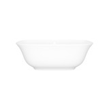 Amiata 60" X 29" Freestanding Soaking Bathtub - Standard Matte White | Model Number: AMT2M-N-SM-OF