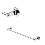 Modelle™ 24" Towel Bar - Polished Chrome | Model Number: MD25WTB24APC