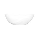 Seros™ 65" x 30" Freestanding Soaking Bathtub With Curved Rim - Standard White (Gloss) | Model Number: SE1M-N-SM-NO