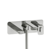 Equinox™ Wall Mount Thermostatic/Pressure Balance Tub Filler Trim - Chrome | Model Number: TEQ21C