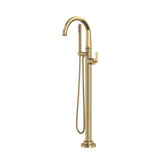 Modelle™ Single Hole Floor Mount Tub Filler Trim - Antique Gold | Model Number: TMD06HF1LMAG
