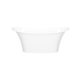 Toulouse 60" X 29" Freestanding Soaking Bathtub - Standard White | Model Number: TO2-N-SW-OF