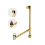 Freestanding Victoria + Albert® Bathtub Drain For Above-Floor Installation Box - Antique Gold | Model Number: K-50-AG