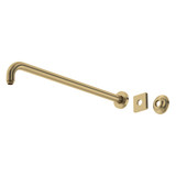 20" Wall Mount Shower Arm - Antique Gold | Model Number: 200127SAAG