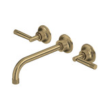 Graceline® Wall Mount Tub Filler Trim - Antique Gold | Model Number: MB2037LMAGTO