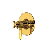 1/2" Thermostatic & Pressure Balance Trim with 3 Functions (Shared) with Lever Handle - Unlacquered Brass | Model Number: TTN23W1LMULB