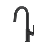 Authentica Pull-Down Kitchen Faucet With Single Spray - Black | AU101BK