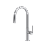 Authentica Pull-Down Kitchen Faucet With C-Spout - Stainless Steel | AU201SS