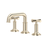 San Giovanni Widespread Lavatory Faucet With U-Spout - Satin Nickel | SG09UD3XMSTN