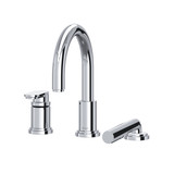 Arca™ 3-Hole Deck Mount Tub Filler Trim - Chrome | Model Number: TAA10C