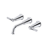 Momenti™ Wall Mount Lavatory Faucet Trim - Chrome | Model Number: TMMSQ03JC